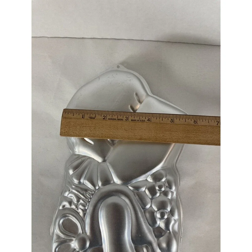 Wilton Holly Hobbie 1975 Aluminum Happy Birthday Cake Pan 17x8 Vintage Baking
